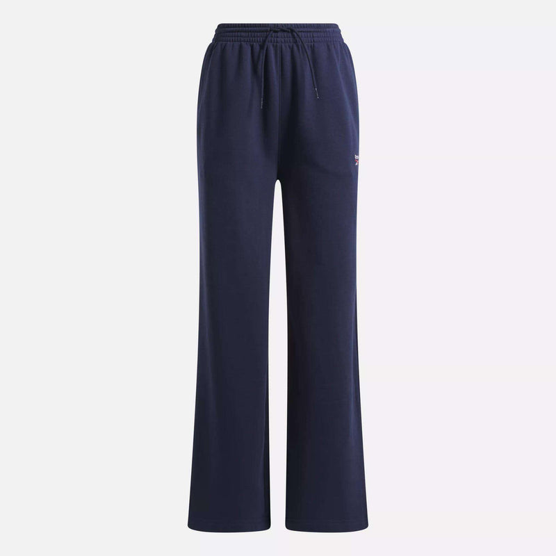Women's Reebok Identity Small Logo Fleece Wide Leg Pants