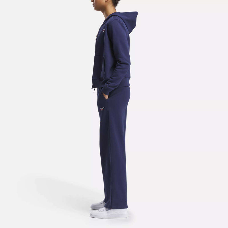 Women's Reebok Identity Small Logo Fleece Wide Leg Pants