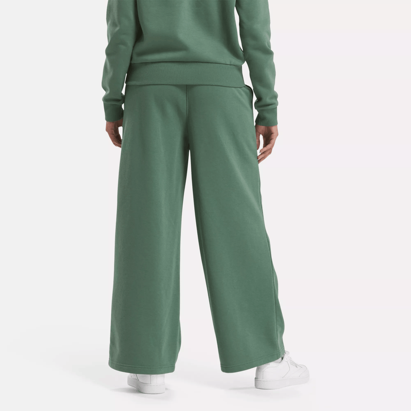Reebok Identity Small Logo Fleece Wide Leg Pants