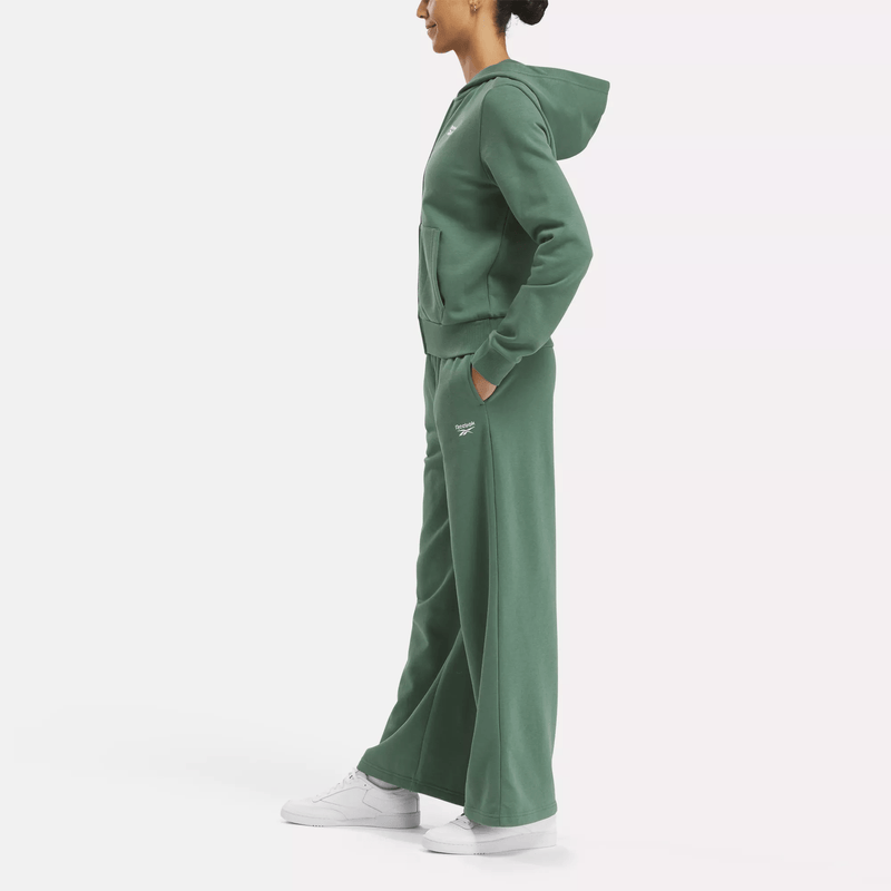 Reebok Identity Small Logo Fleece Wide Leg Pants