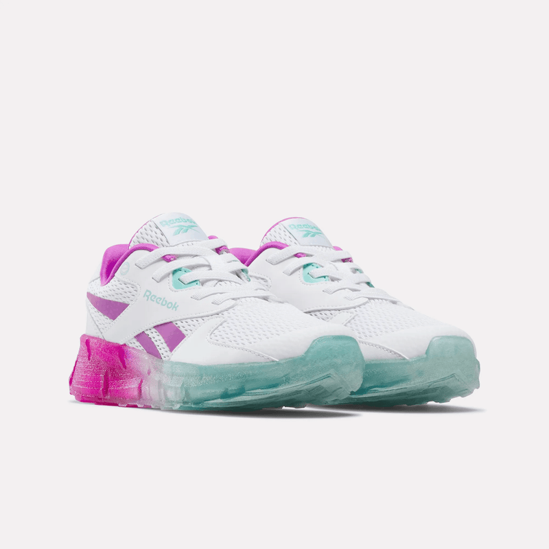 Zig 'n Glow 2 Elastic Lace Running Shoes - Little Kids
