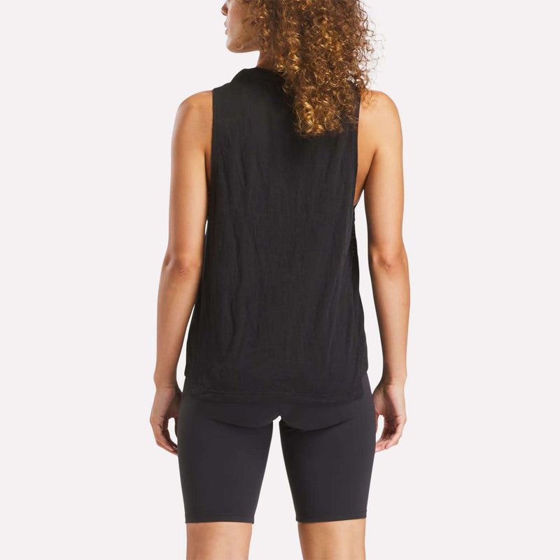 Women's Burnout Muscle Tank Top
