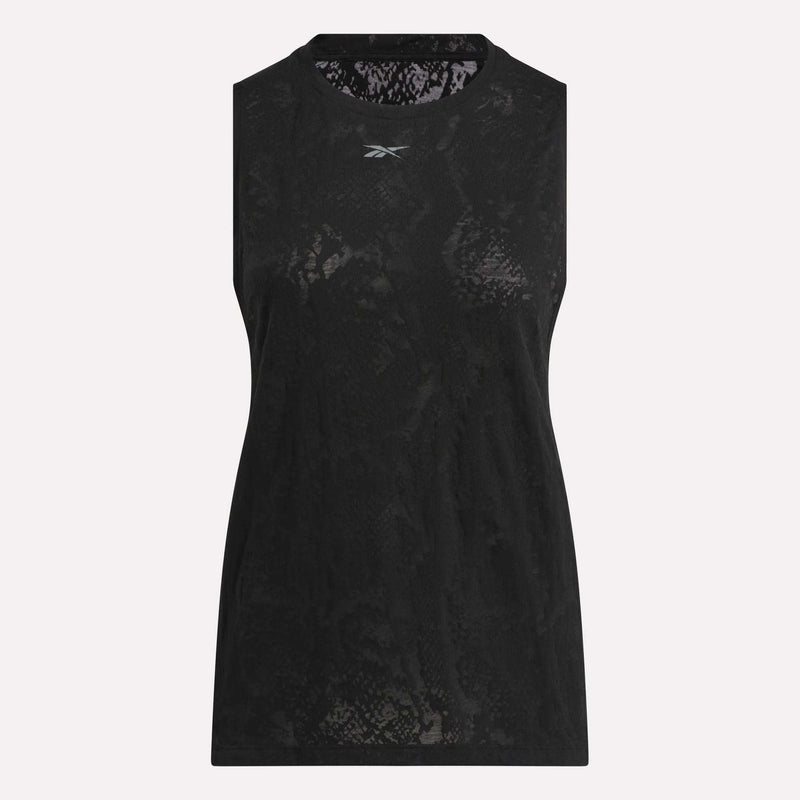 Women's Burnout Muscle Tank Top