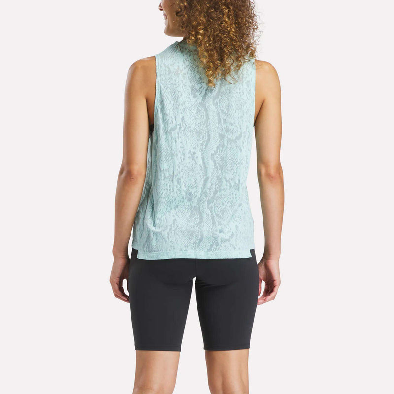 Women's Burnout Muscle Tank Top