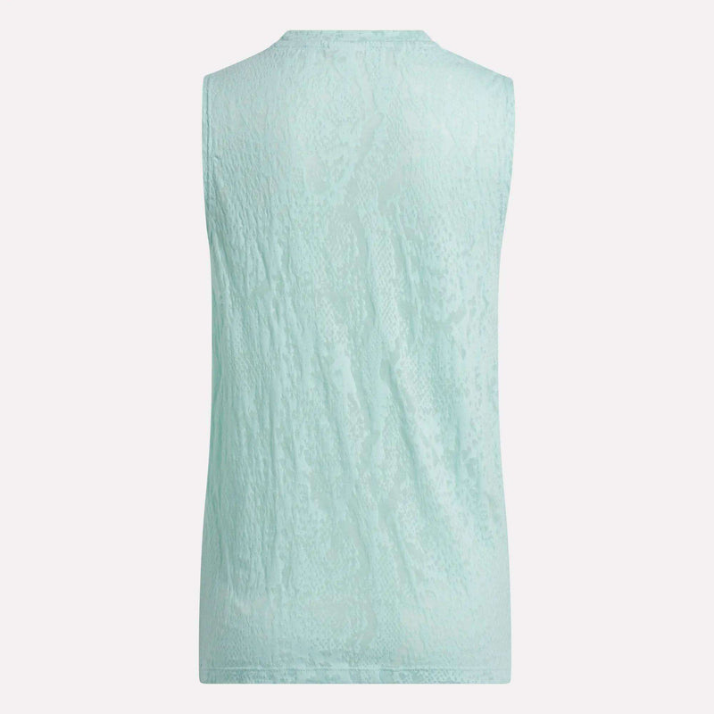 Women's Burnout Muscle Tank Top
