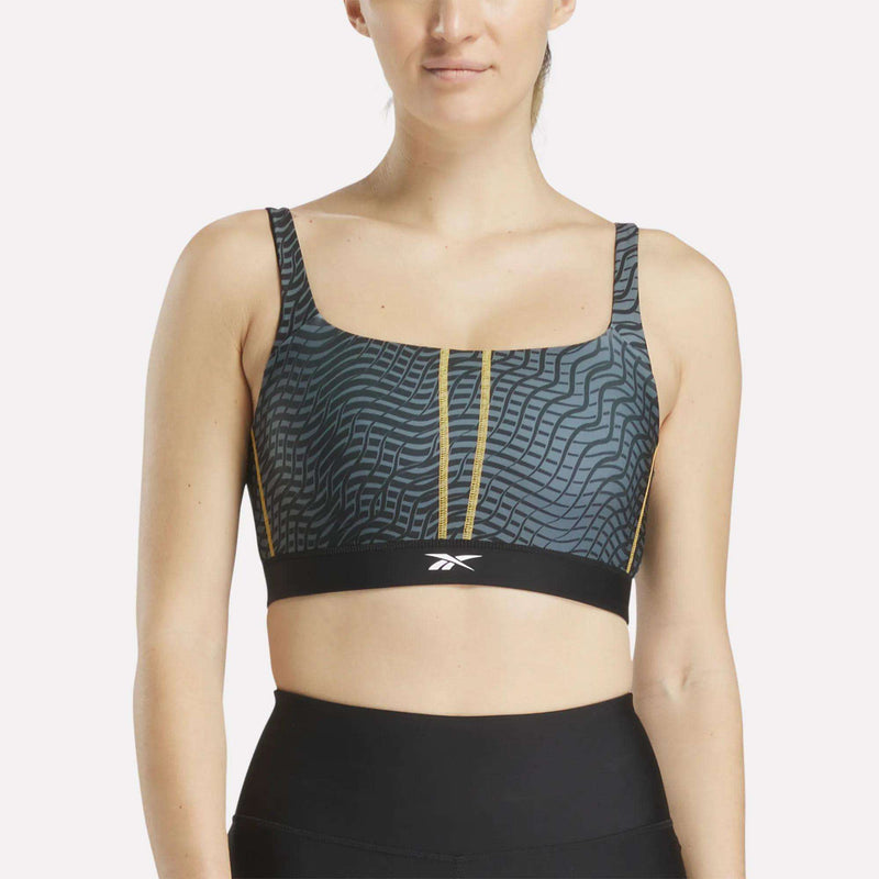 Women's Hype Pack Blocked Allover Print Bralette