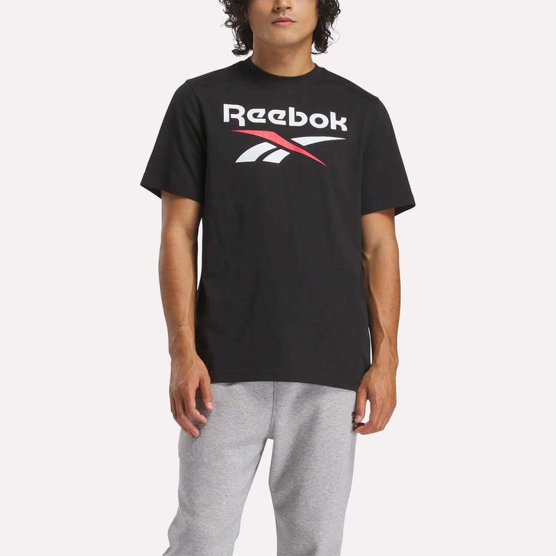 Men's Reebok Identity Big Stacked Logo T-Shirt