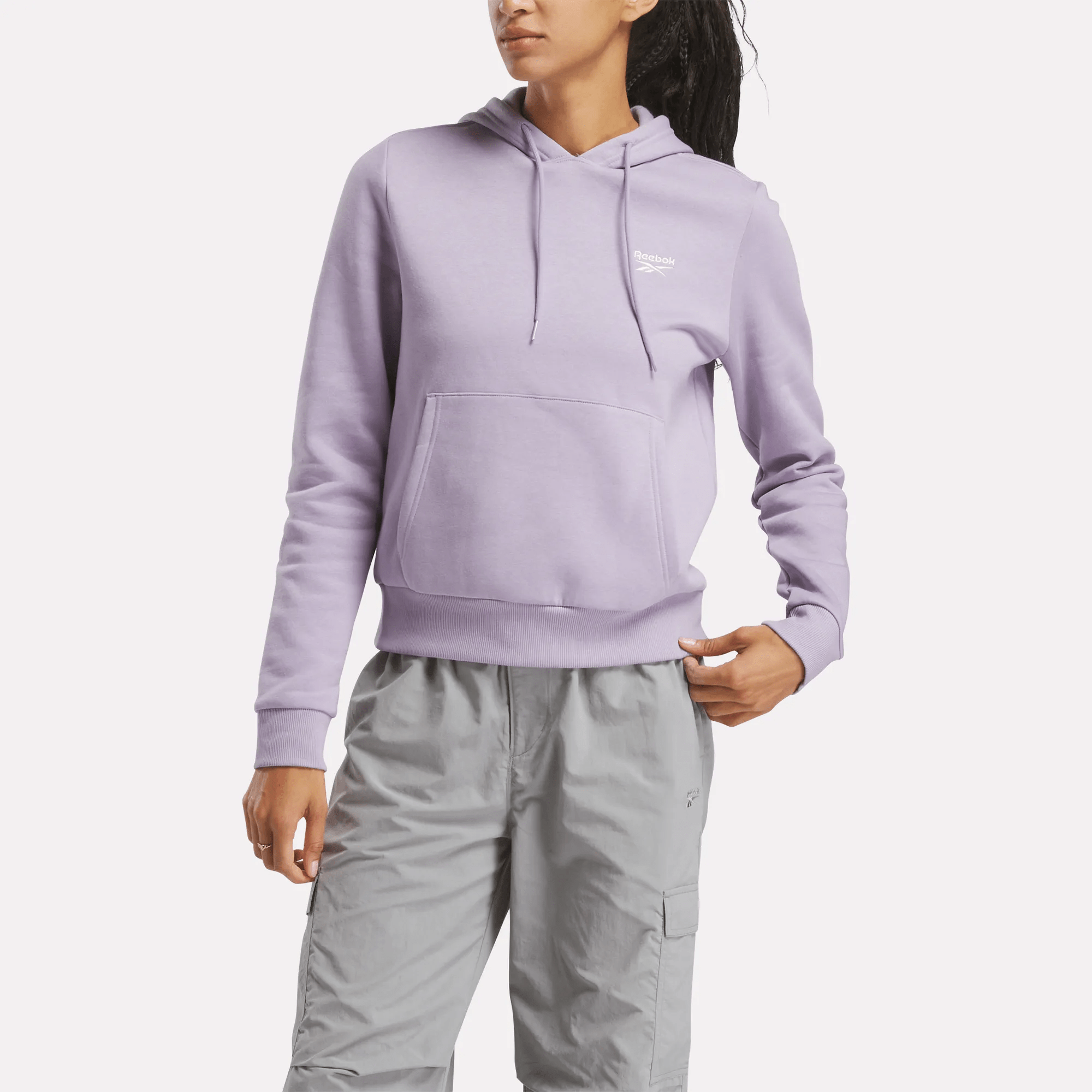 Reebok Identity Small Logo Fleece Hoodie Reebok