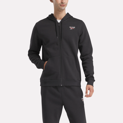 Reebok Identity Small Logo Fleece Full-Zip Hoodie