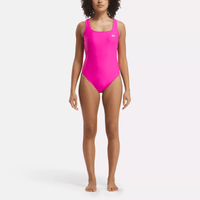 Basic One-Piece Swimsuit with Low Scoop Back