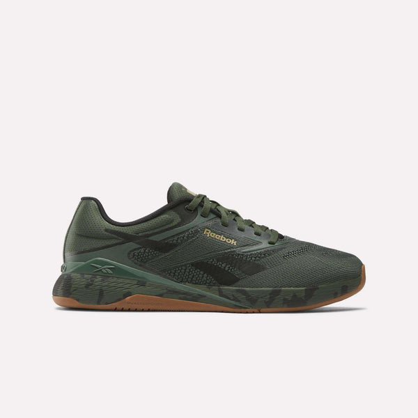 Reebok Nano X Mens Training Shoes Army Green Black Gum G57757 Size 14 REEBOK Nano X Army Green Gum Shoes US 7 EU 39 G57757  main image 3