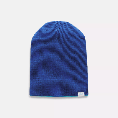 Reversible Slouchy Waffle Knit Hat