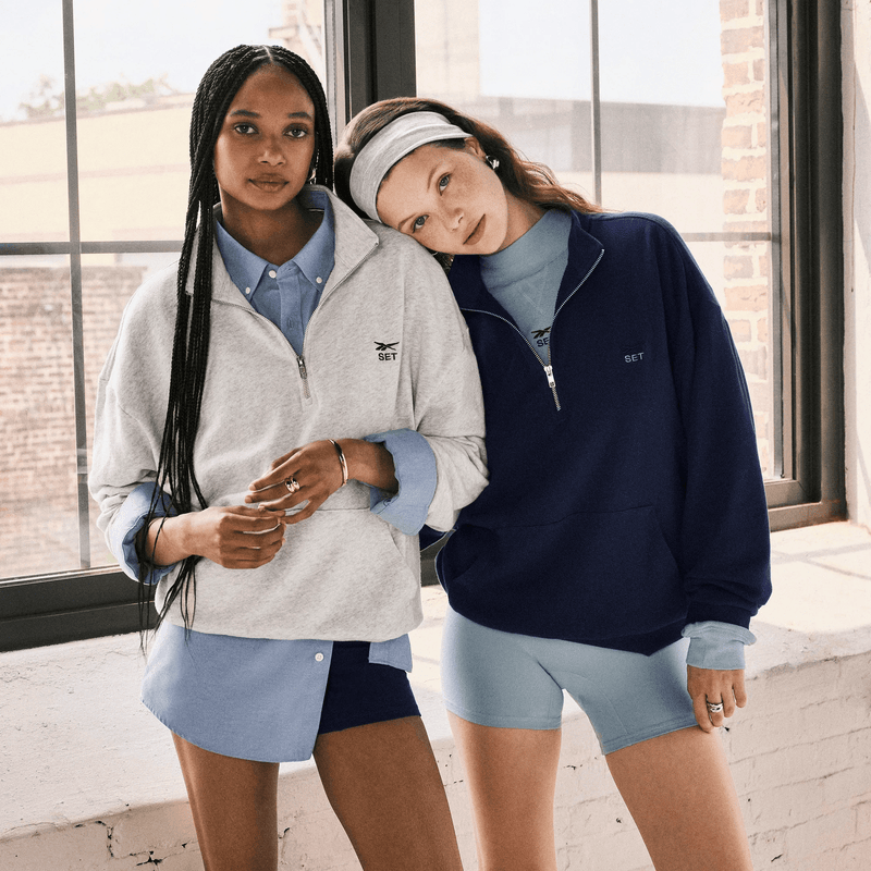 Reebok x SET Classic Lightweight Quarter-Zip Sweatshirt