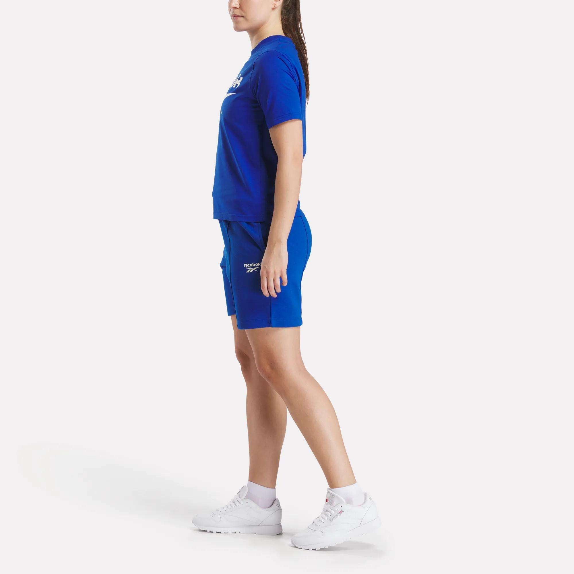 Reebok Women's Pintuck Long Shorts (Vector Blue)