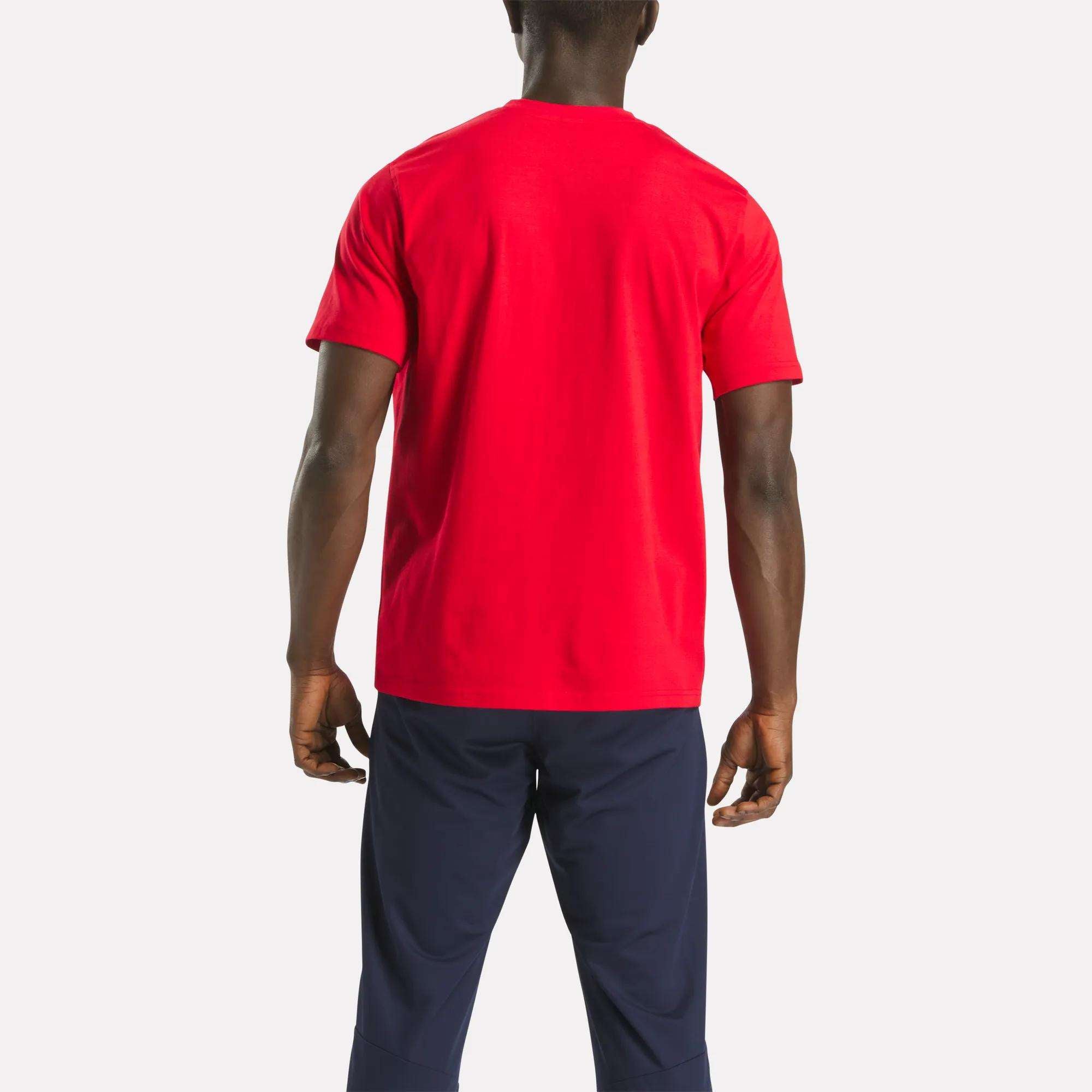 Men's Small Logo Crewneck Short Sleeve T-Shirt - Reebok