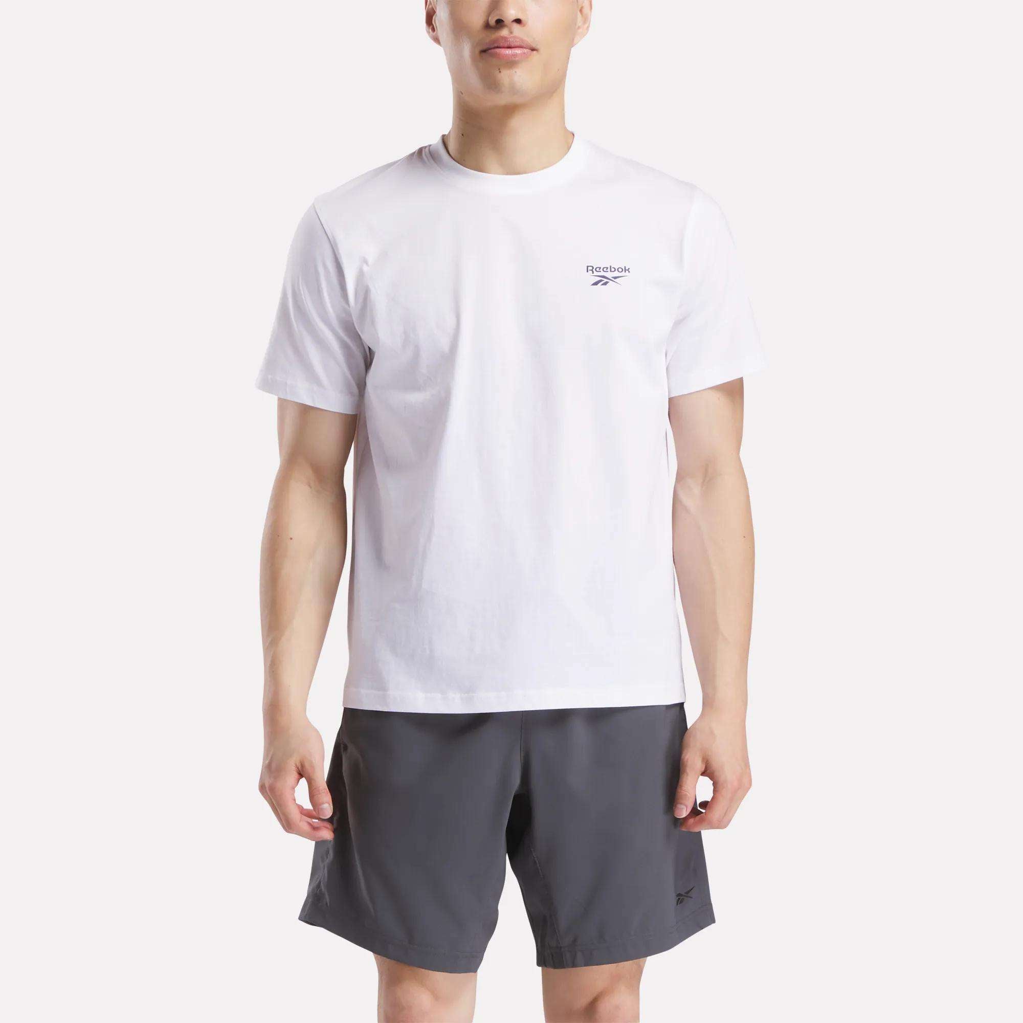Men's Small Logo Crewneck Short Sleeve T-Shirt - Reebok