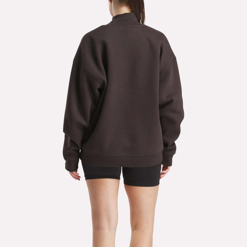 Women's Longline Roll Neck Sweatshirt