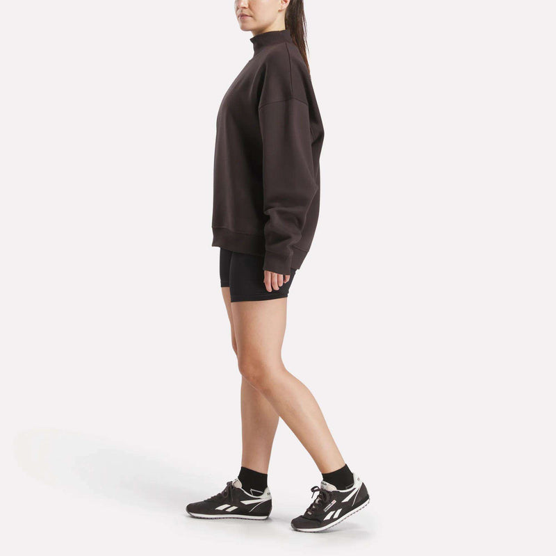 Women's Longline Roll Neck Sweatshirt