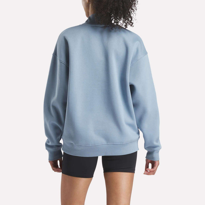 Women's Longline Roll Neck Sweatshirt