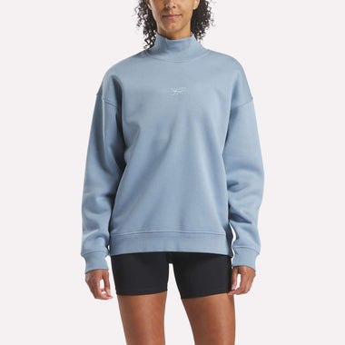 Women's Longline Roll Neck Sweatshirt