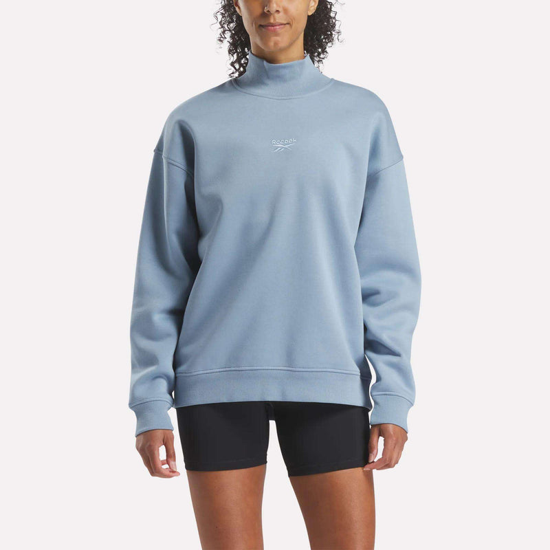 Women's Longline Roll Neck Sweatshirt