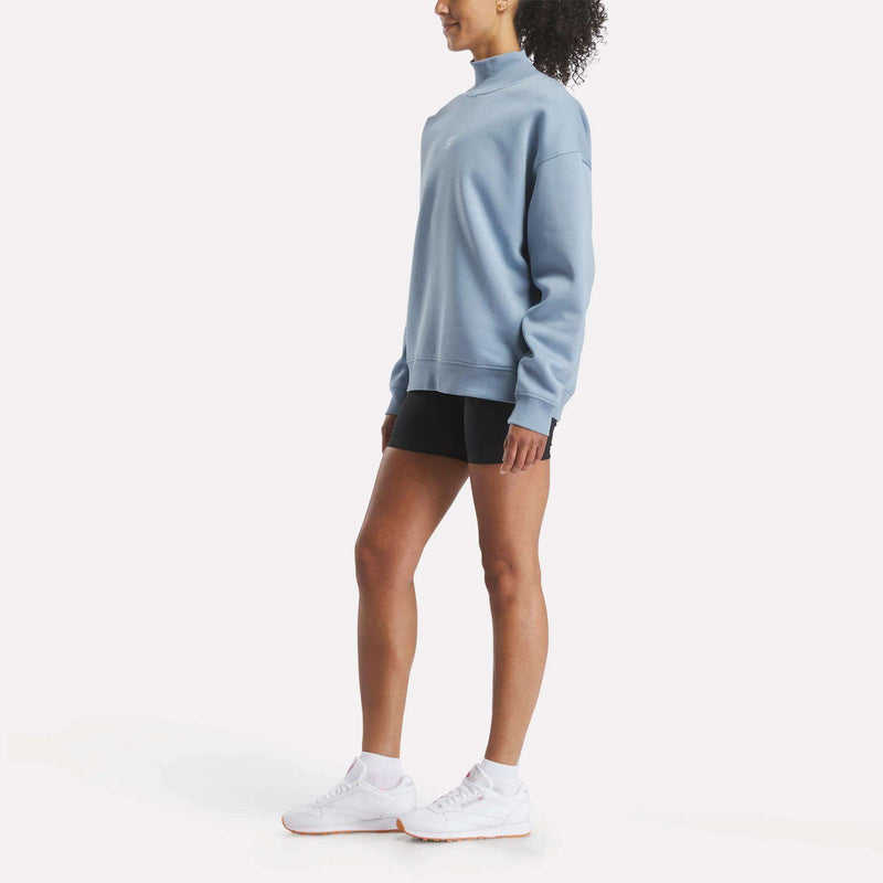 Women's Longline Roll Neck Sweatshirt