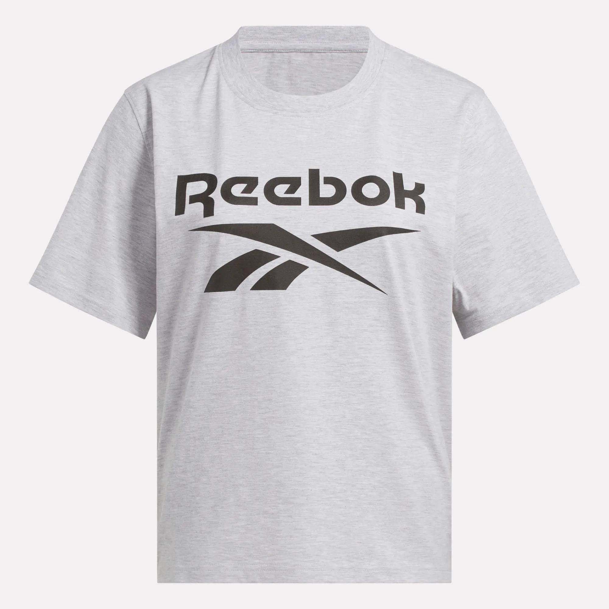 Women's Big Logo Oversized Crew Short Sleeve Tee - Reebok