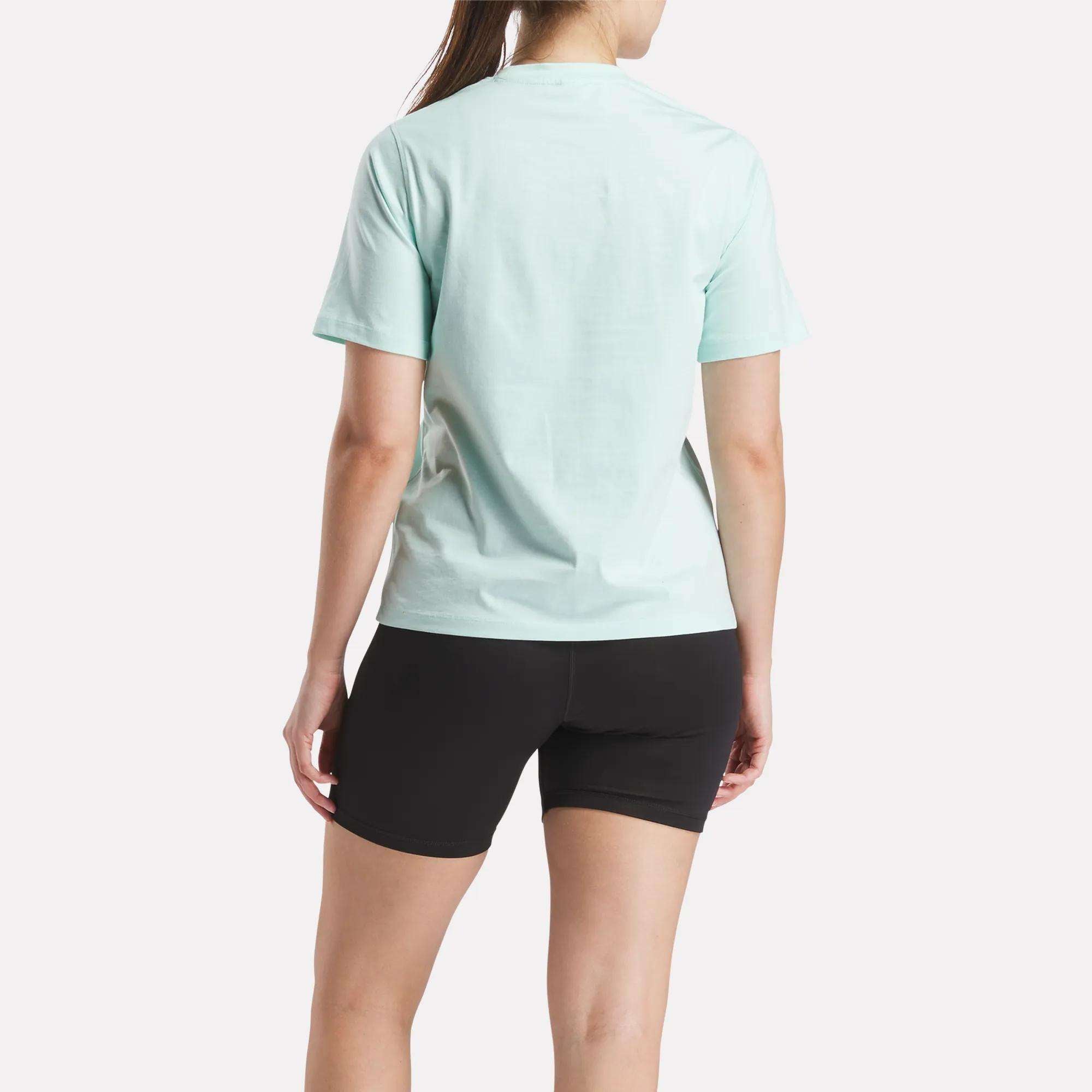 Women's Two-Color Logo Crew Short Sleeve Tee - Reebok