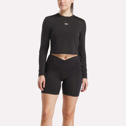 Women's Core Slim Fit Crop Long Sleeve Tee
