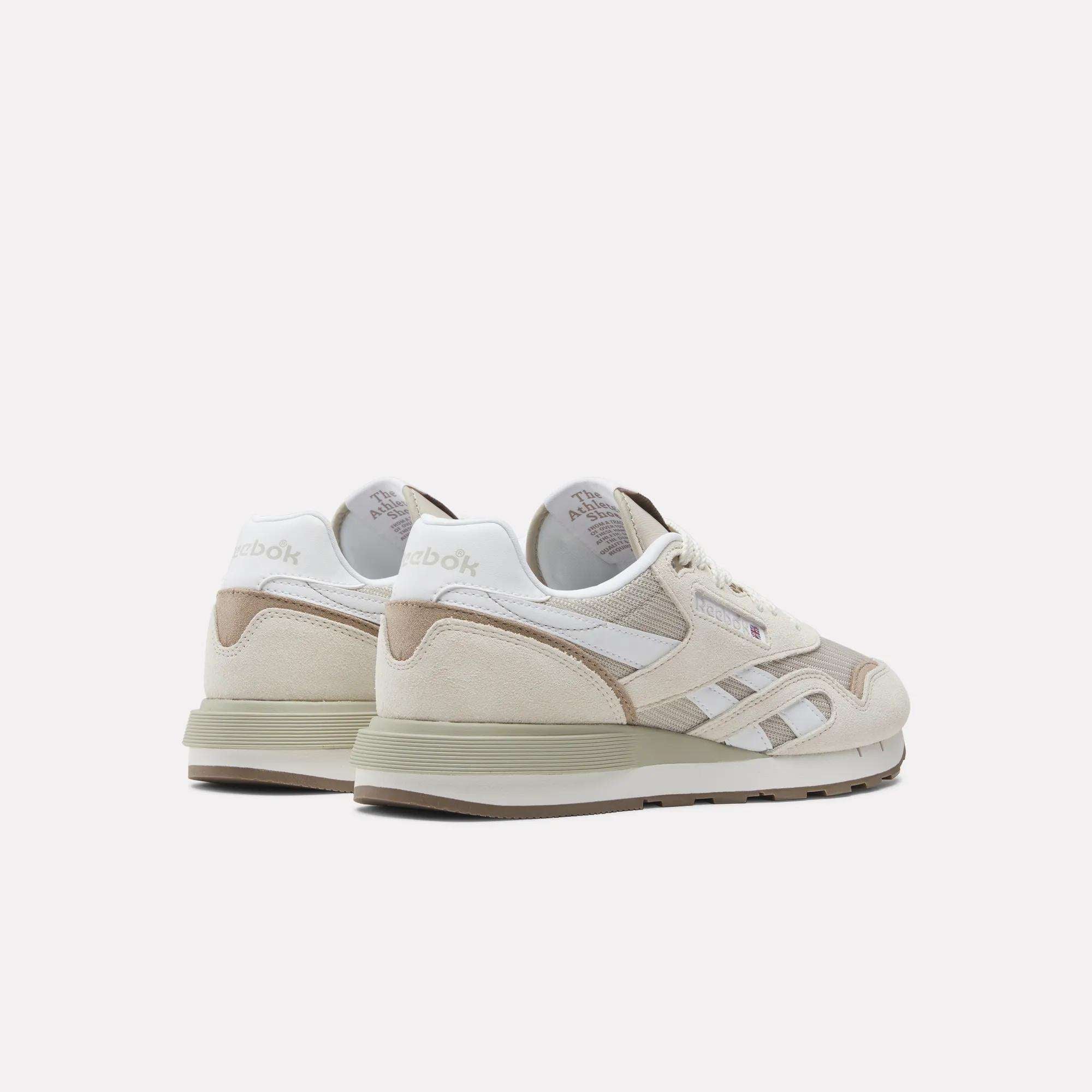 Reebok Men\'s Classic Nylon Sneaker White/Beige, Size 13 M Classic Nylon Shoes - Reebok main image 3