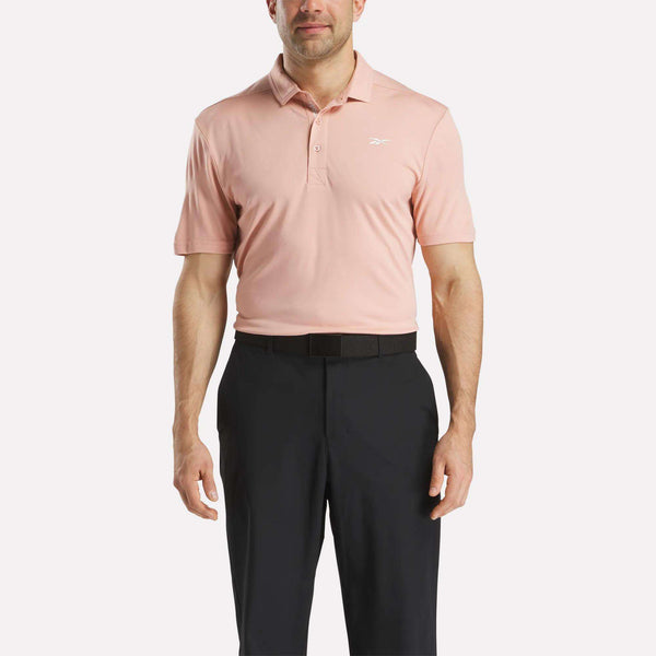 Short Sleeve Oxford Knit Pique Polo Shirt - Reebok