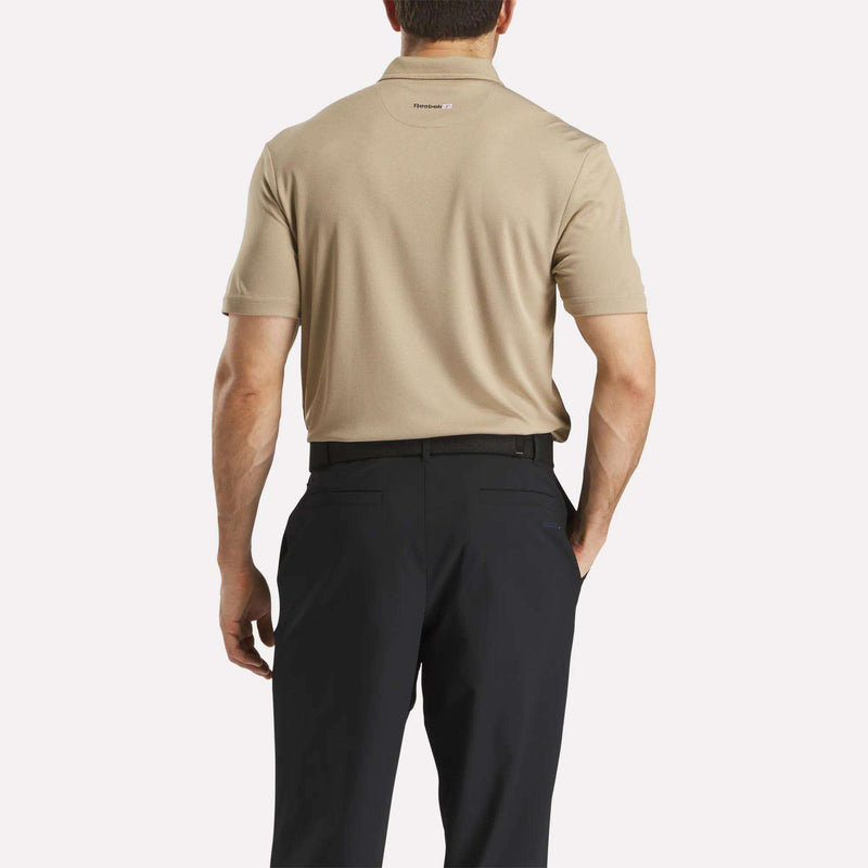 Men's Short Sleeve Oxford Knit Pique Polo Shirt