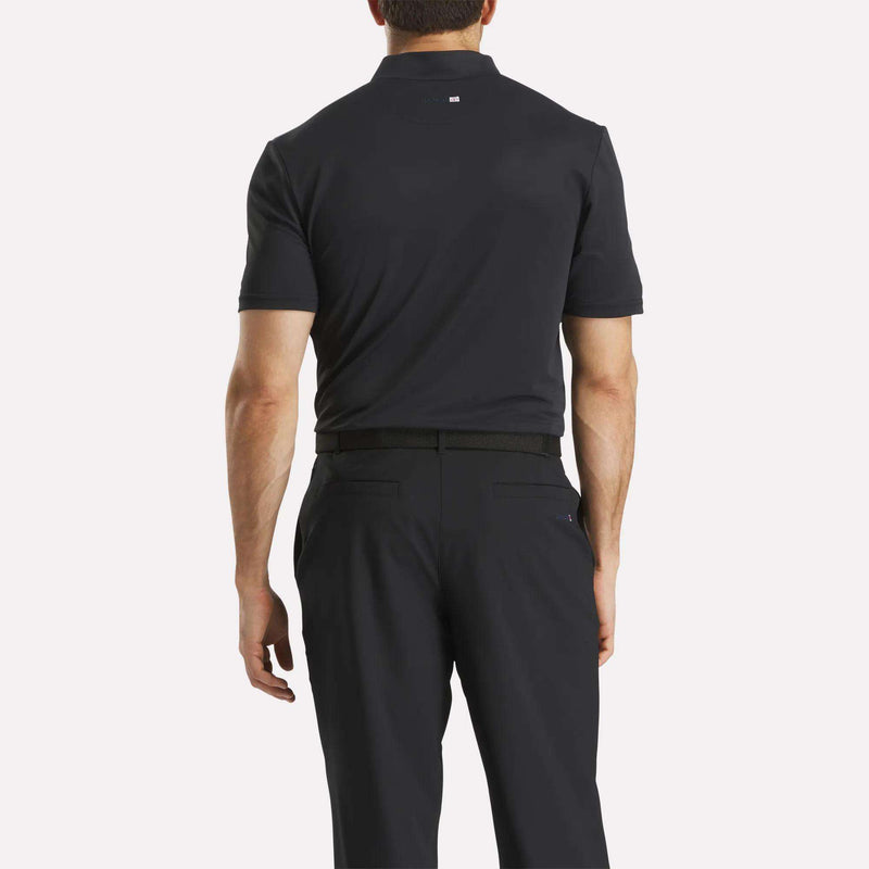 Men's Colorblock Bonded Collar Polo Shirt