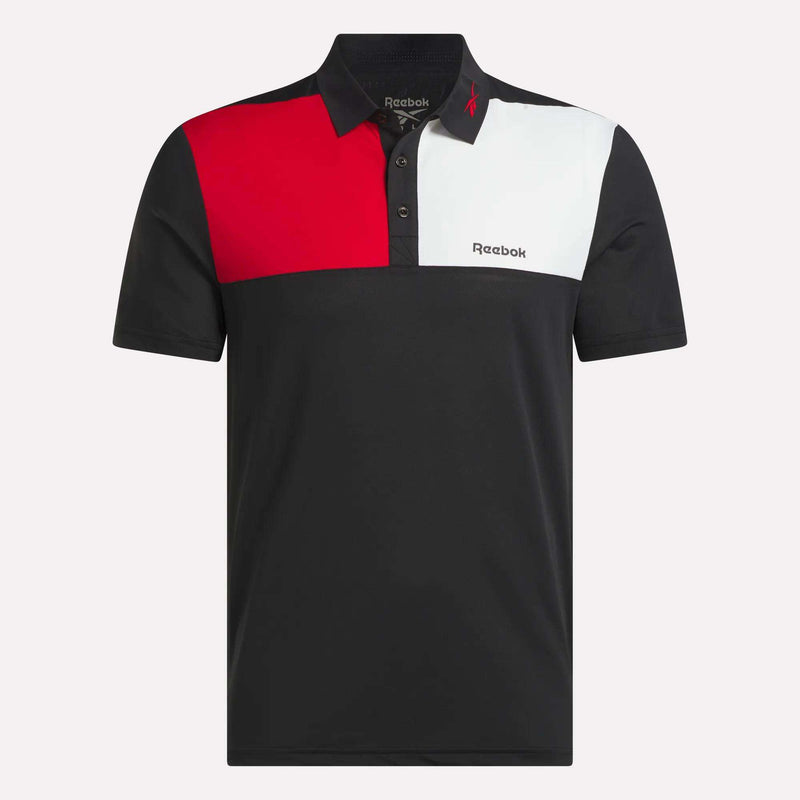 Men's Colorblock Bonded Collar Polo Shirt