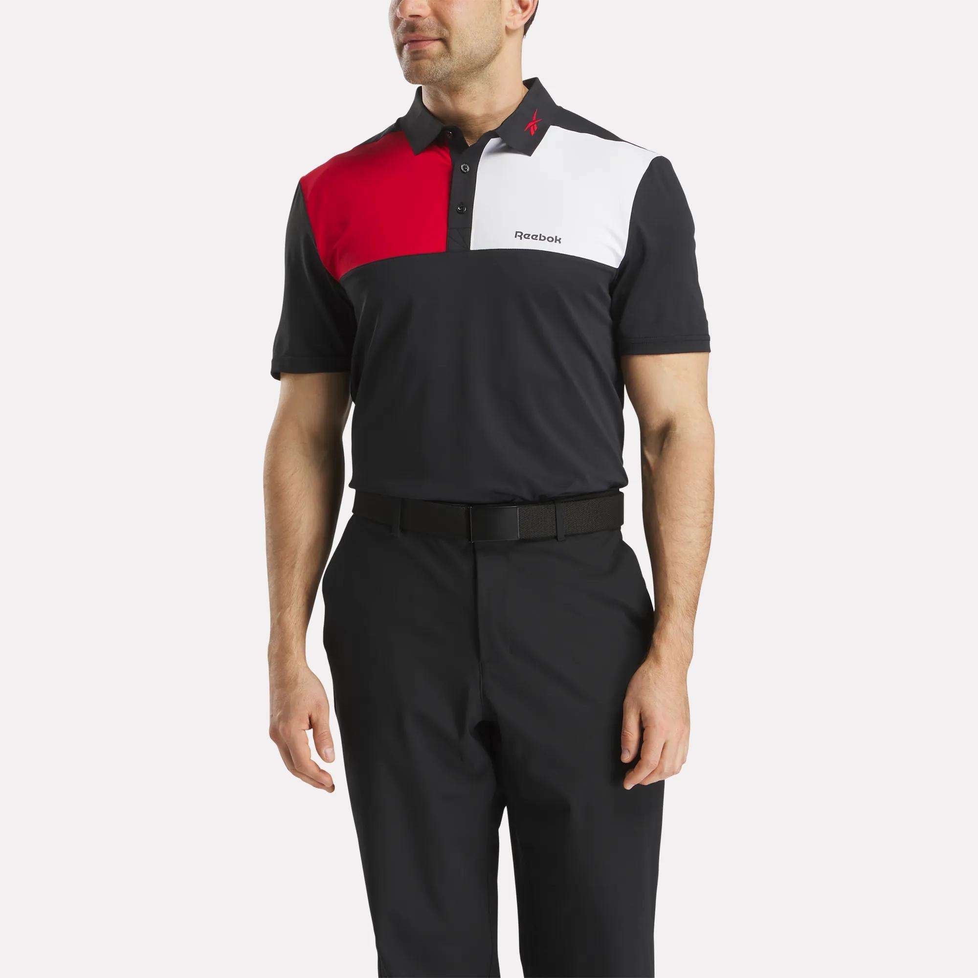 Colorblock Bonded Collar Polo Shirt - Reebok