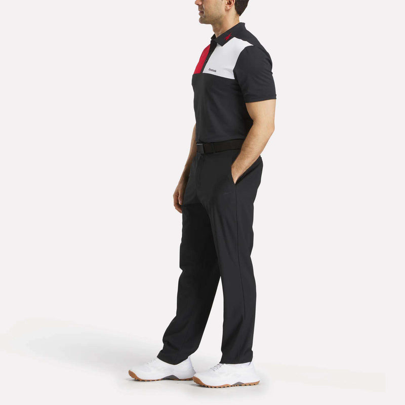 Men's Colorblock Bonded Collar Polo Shirt