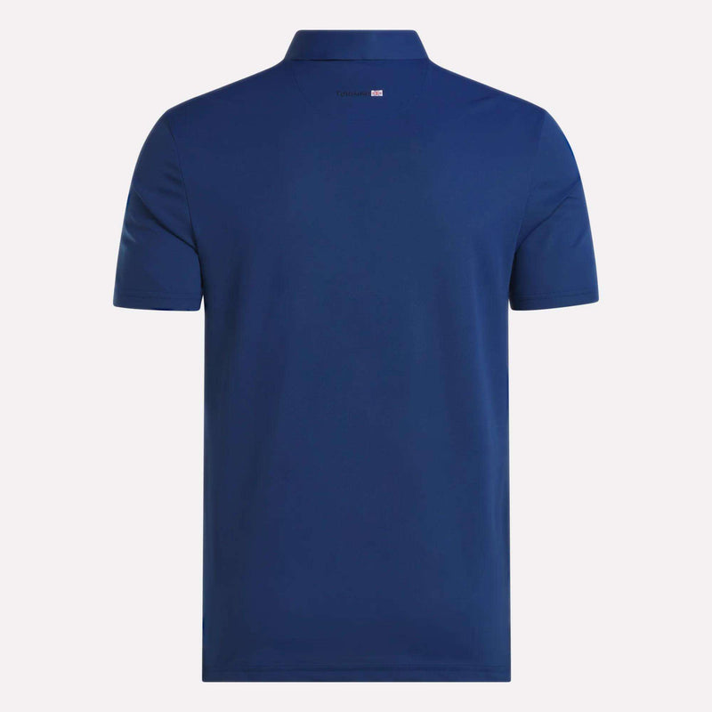 Men's Colorblock Bonded Collar Polo Shirt