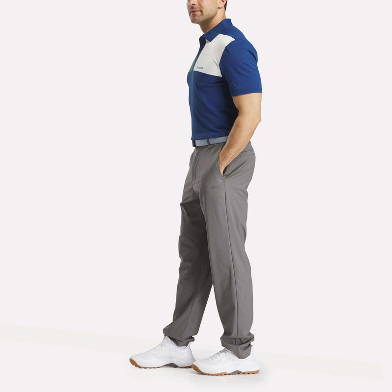 Men's Colorblock Bonded Collar Polo Shirt