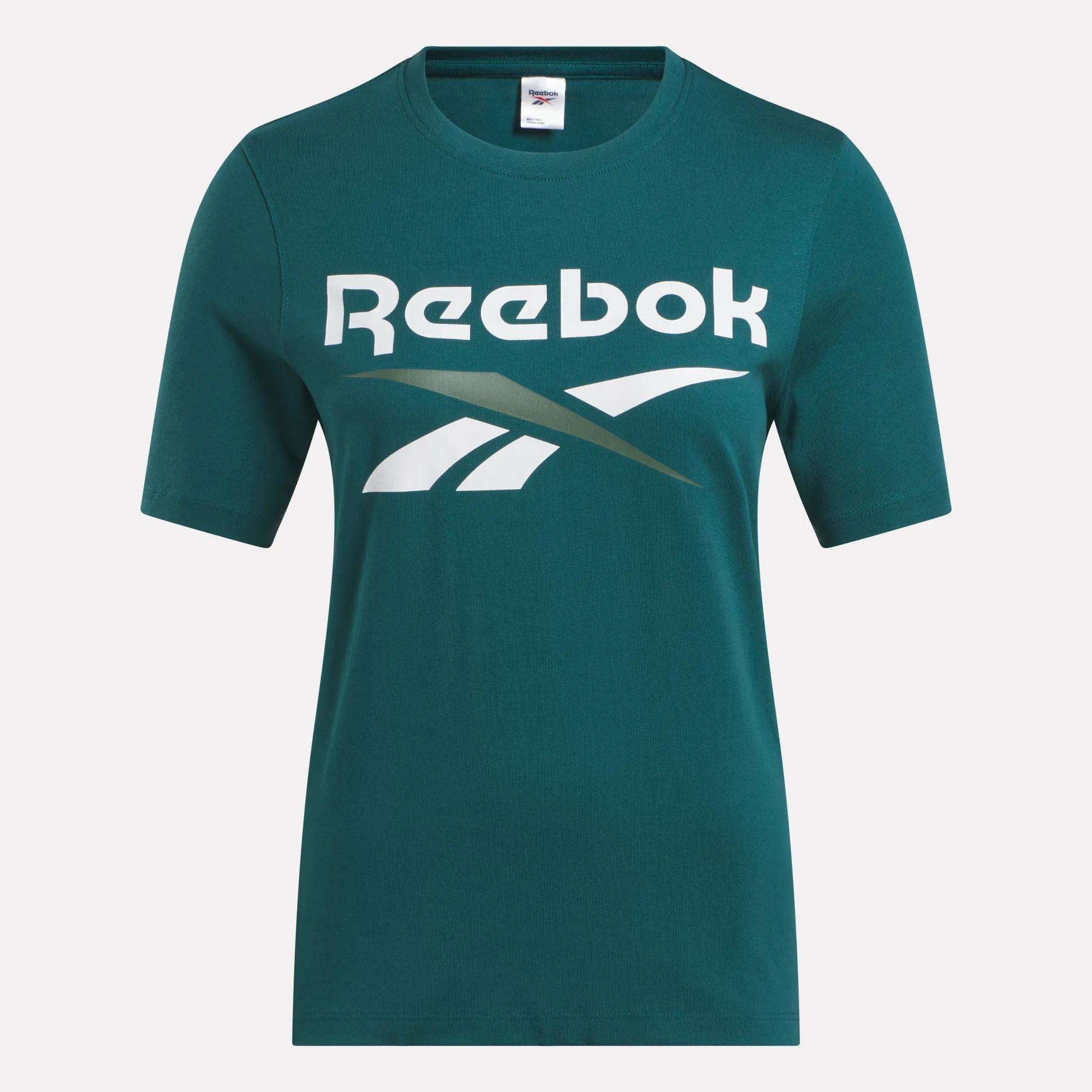 Women's Two-Color Logo Crew Short Sleeve Tee - Reebok