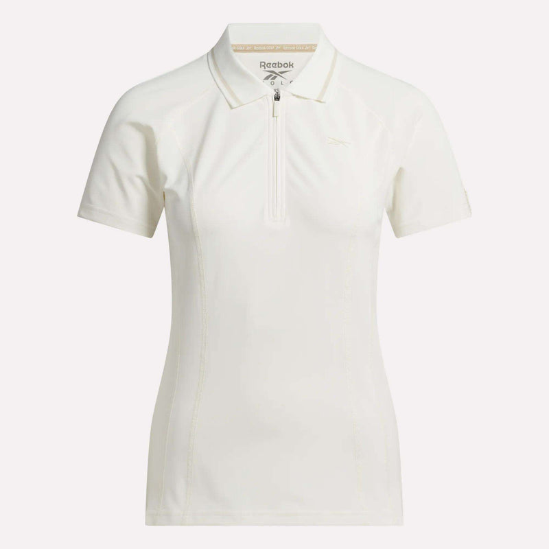 Women's Short Sleeve Zip Bodycon Golf Polo Shirt