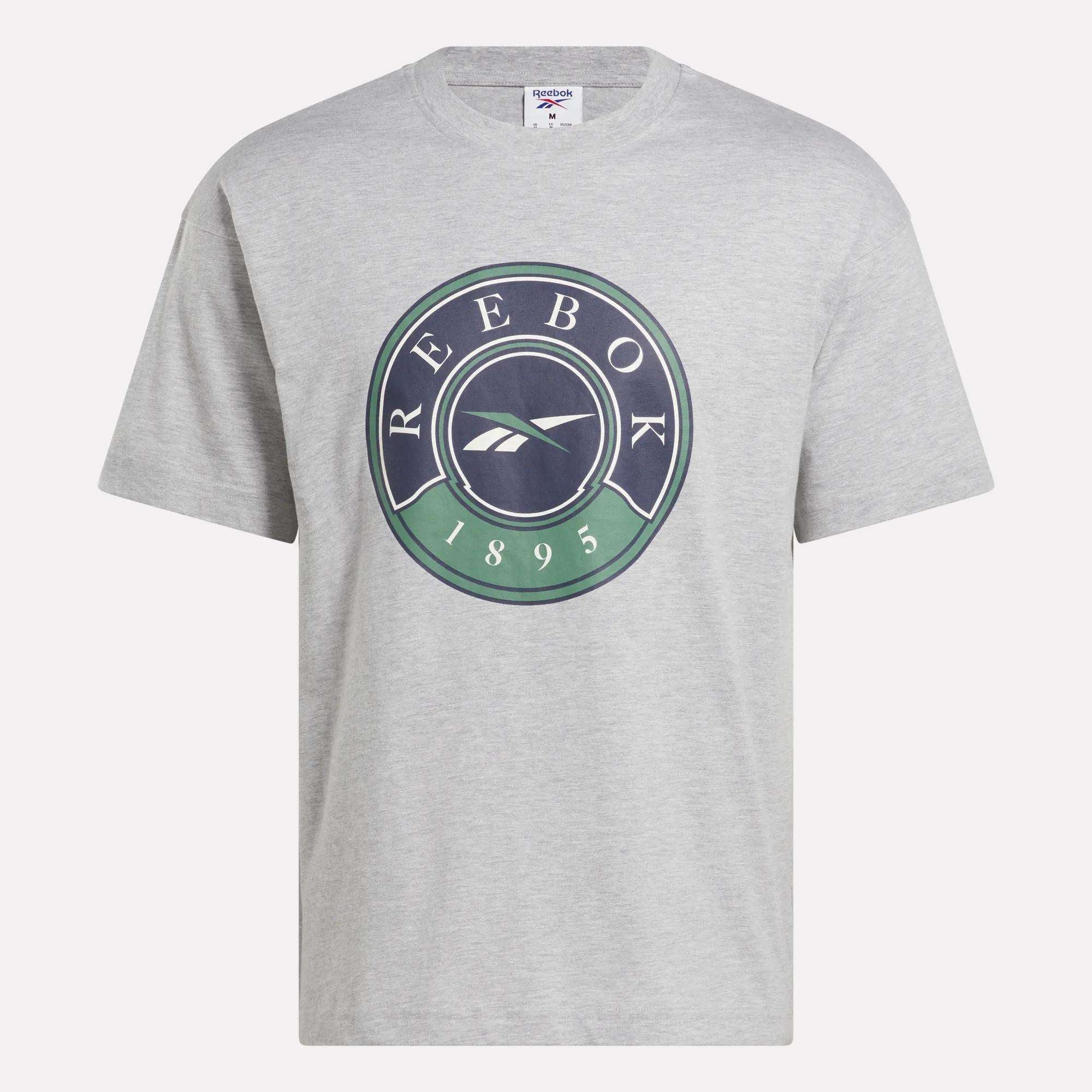 トップス REEBOK everyone CLASSIC BORDER T GRAY Men's Lawn Club T-Shirt - Reebok