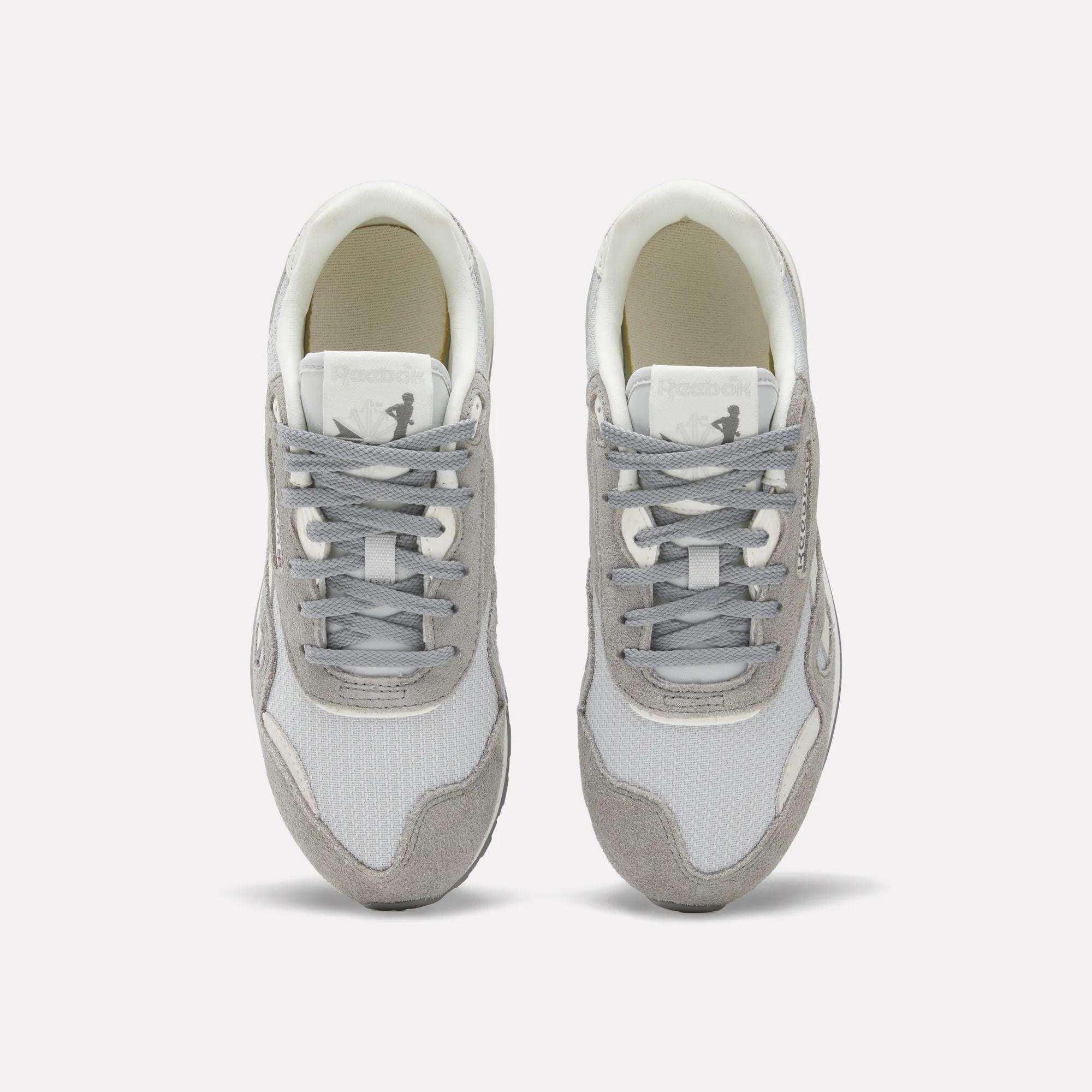 トップス REEBOK everyone CLASSIC BORDER T GRAY Women's Classic Nylon 89 Shoes - Reebok