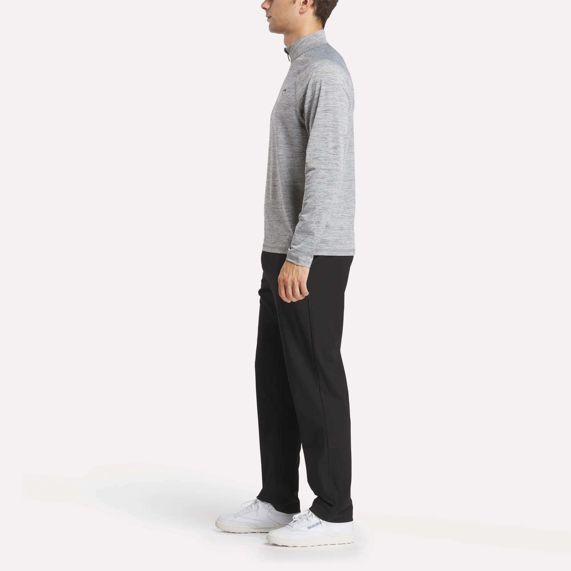 Men's Cationic Wicking Quarter-Zip Sweatshirt - Reebok