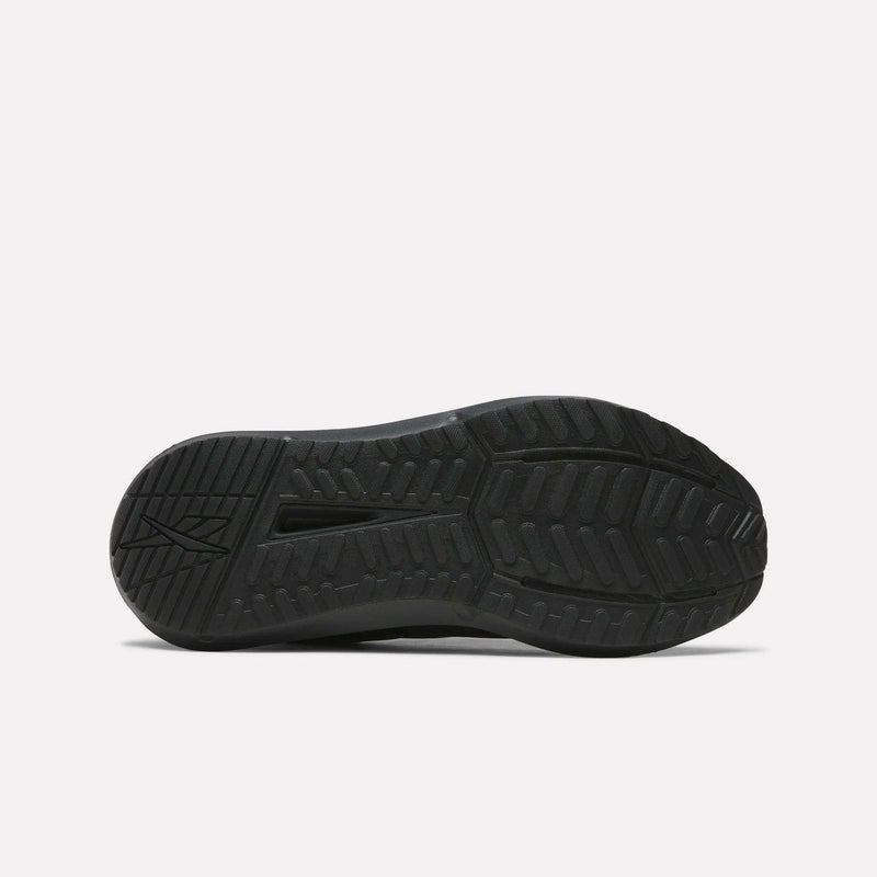 The outsole of the Reebok Men's Cityride 2 Running Shoes is shown from below, highlighting its patterned tread with multiple grooves and textures for traction and FuelFoam cushioning, set against a plain white background.