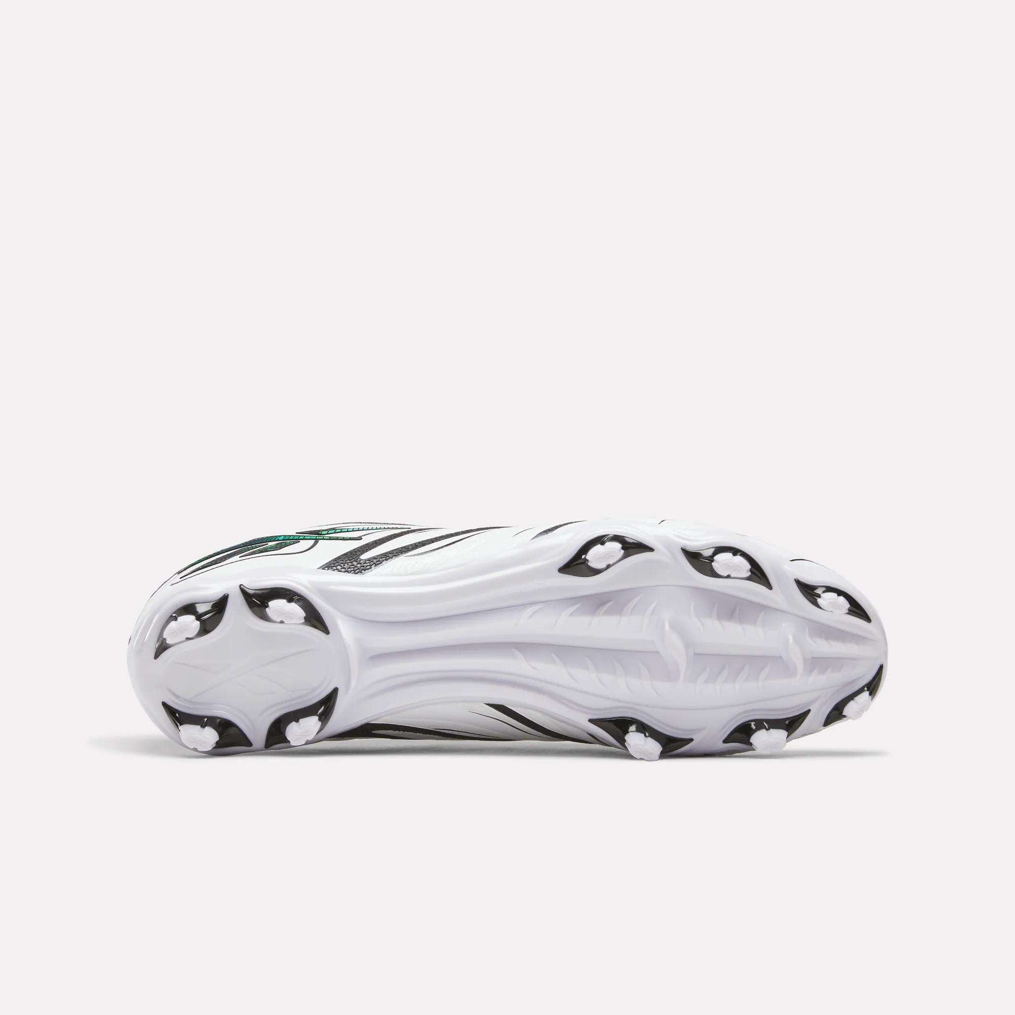 E COXホワイトレザー×ブラックスエード Sidewinder 26 League Firm Ground Cleats - Reebok
