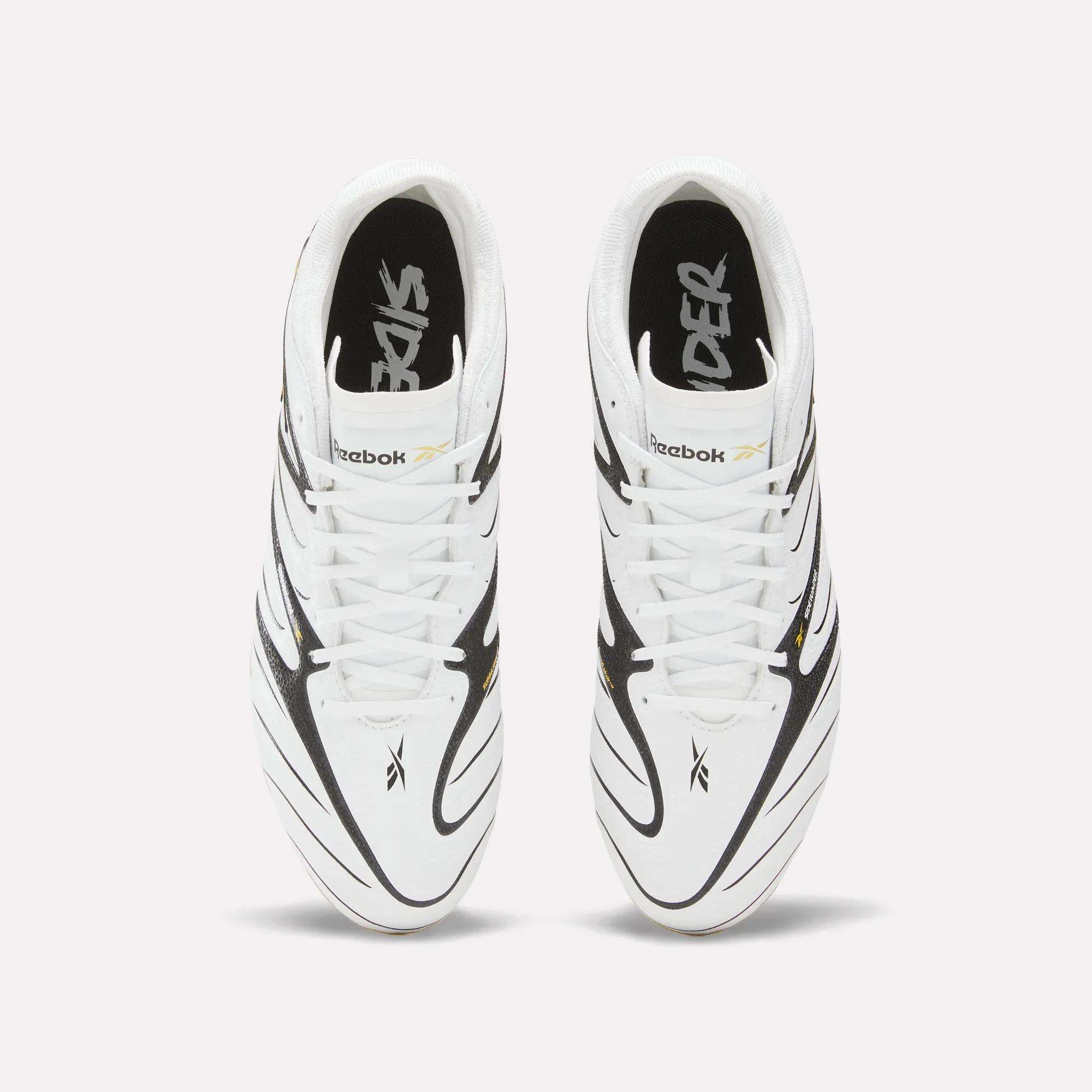 Reebok プロテクター ブラック/ホワイト Sidewinder 26 Pro Firm Ground Cleats - Reebok