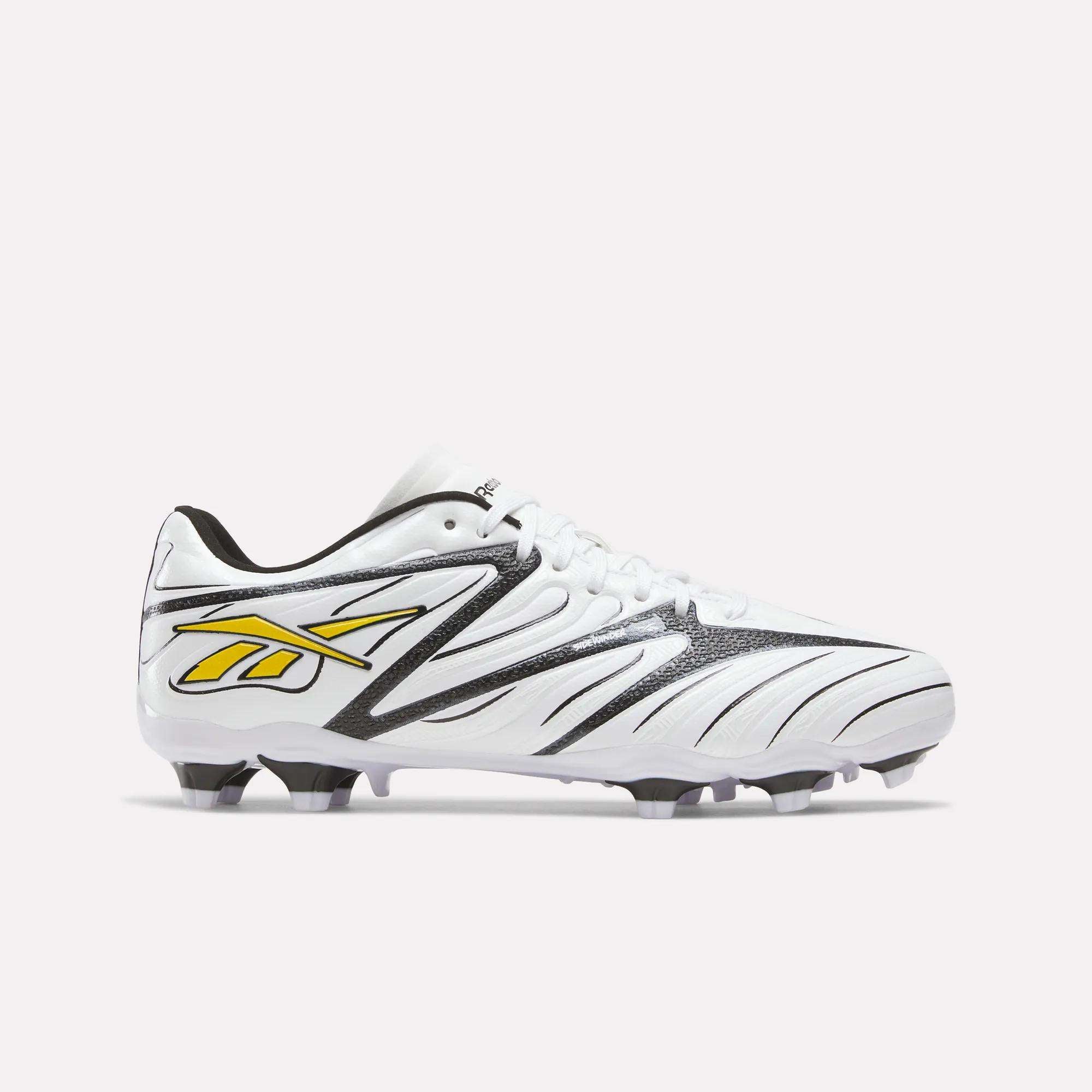 CLEMIra athlete ホワイト Sidewinder 26 League Firm Ground Cleats (Big Kids) - Reebok
