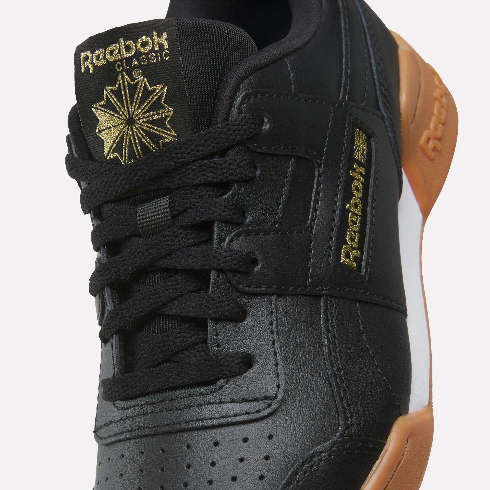 Reebok Boxing Boots Mens 11.5 Buck Black Gold Lace Up‎ Training Athletic Shoes Workout Plus Shoes (Big Kids) - Reebok main image 2