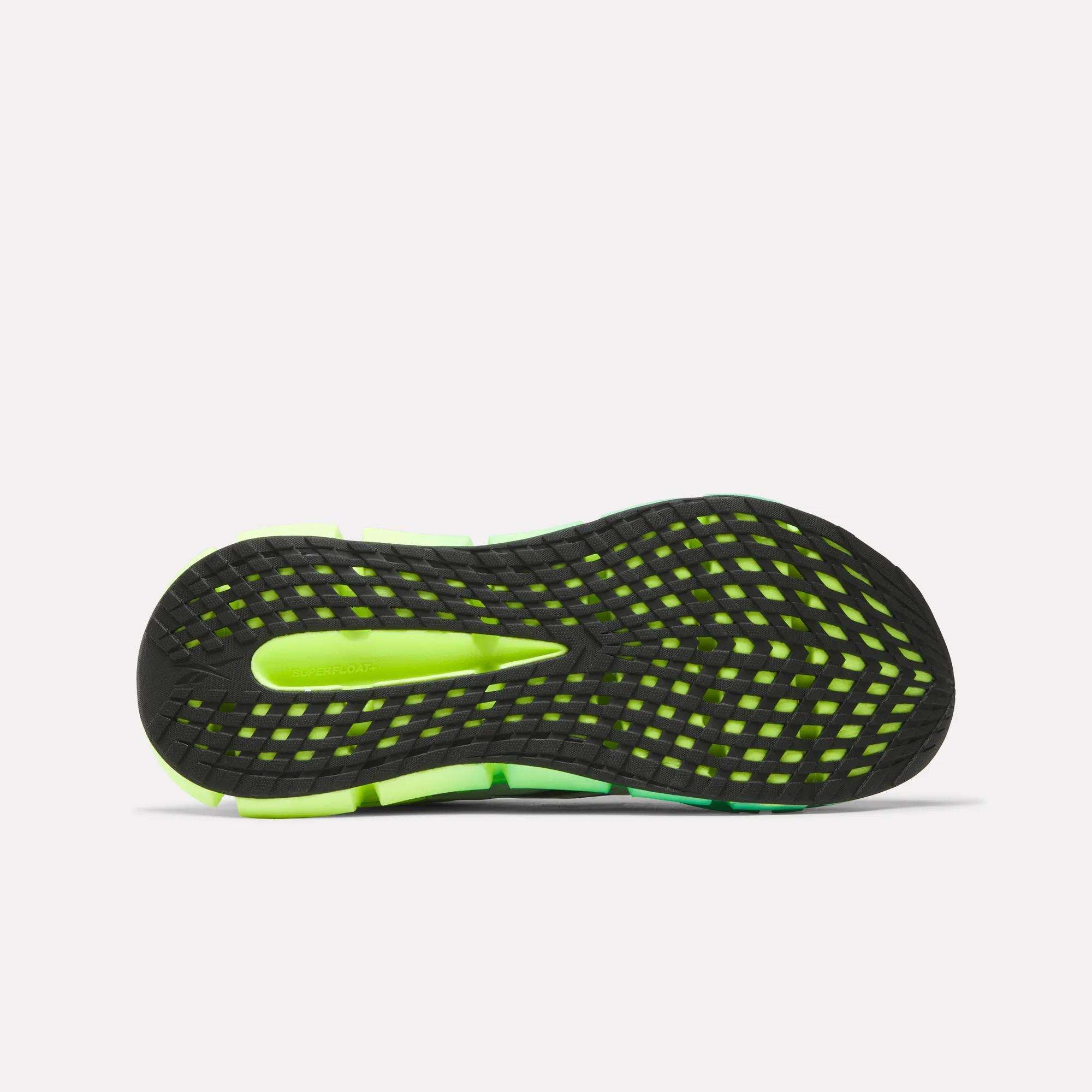 Reebok Men\'s Gray and Neon Green Running Shoes size 9 Men main image 3