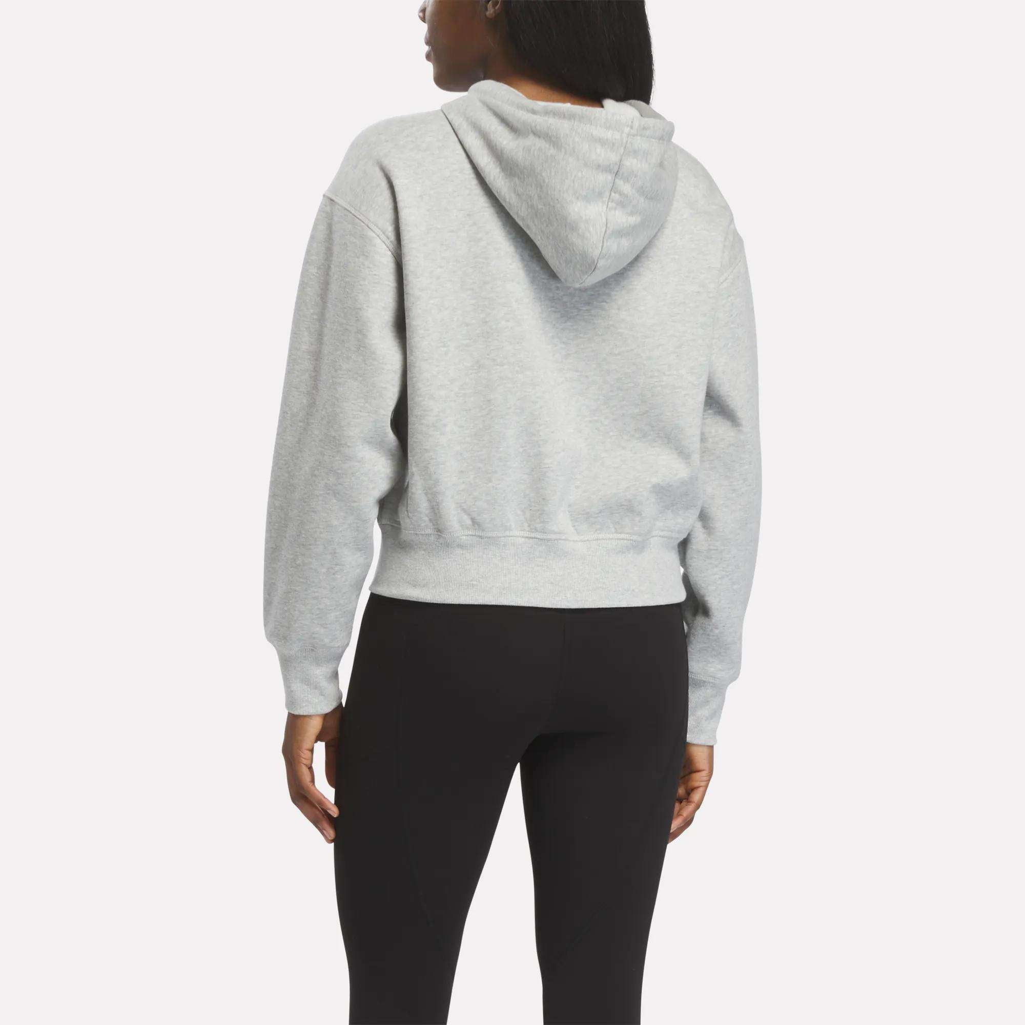 Women's Cropped Full-Zip Hoodie - Reebok
